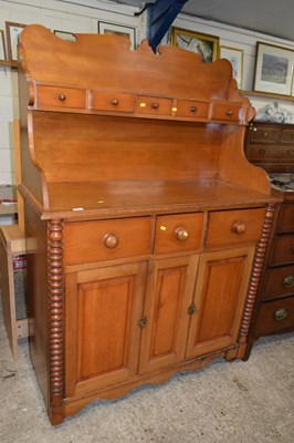 Lot 365 - An unusual Victorian dresser cabinet with a...