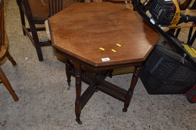 Lot 378 - Late 19th Century mahogany octagonal centre table