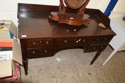 Lot 388 - A Victorian mahogany galleried back wash stand...