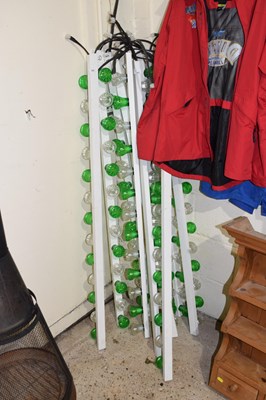 Lot 396 - 10 strips / modules of green and clear circus...