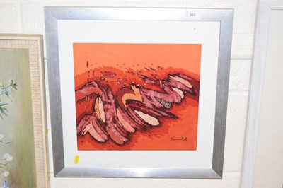 Lot 263 - A modern abstract study indistinctly signed