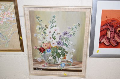 Lot 264 - A 20th Century school study of a vase of flowers