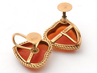 Lot 62 - A mixed lot: to include a pair of heart shape...