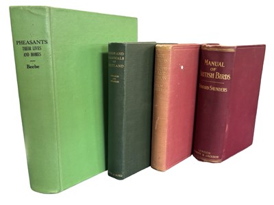 Lot 112 - ORNITHOLOGY. Four volumes. An Illustrated...
