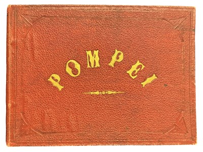 Lot 128 - Pompei View Album With 24 Albumen Prints -...