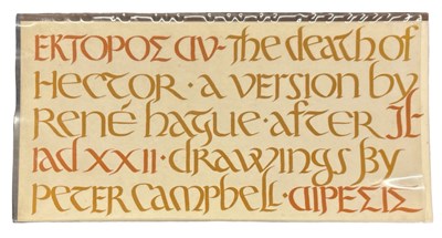 Lot 148 - The Death of Hector A version by RENE HAGUE...