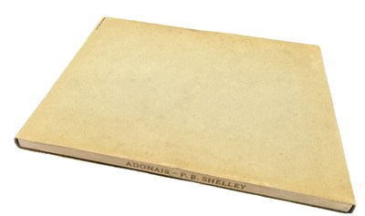 Lot 170 - VELLUM. LIMITED EDITION. SHELLEY, Percy Bysshe....