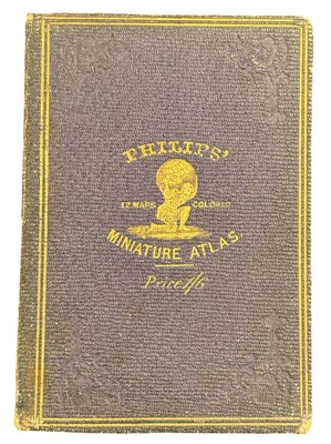Lot 181 - MINIATURE ATLAS. Philip’s Miniature Atlas for...