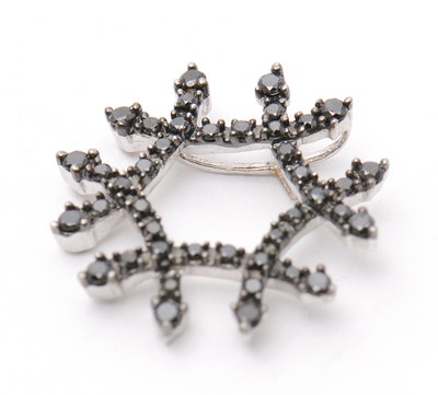 Lot 78 - Two 9ct pendants: to include a white stone and...