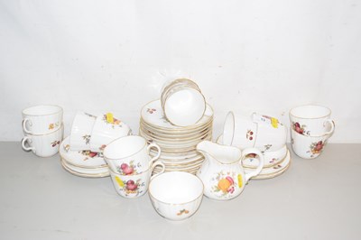 Lot 13 - A quantity of Royal Worcester tea wares
