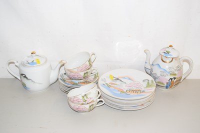 Lot 14 - Japanese eggshell tea service