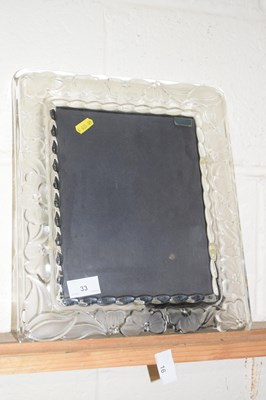 Lot 33 - A Marquis glass picture frame