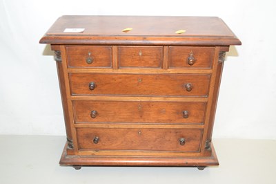 Lot 39 - A 20th Century apprentice six drawer tabletop...
