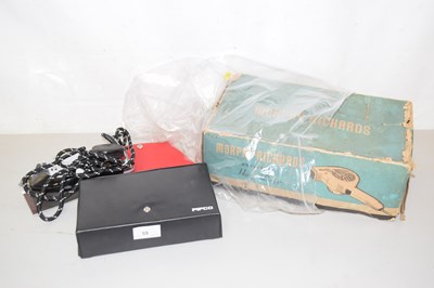Lot 59 - Vintage Morphy Richards hairdryer together...