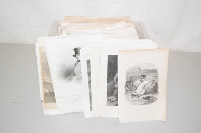 Lot 61 - A quantity of various monochrome book plates...