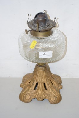 Lot 64 - Late 19th Century oil lamp base