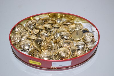 Lot 78 - Box of modern military buttons