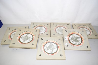 Lot 145 - A set of seven Shakespeare exhibition plates