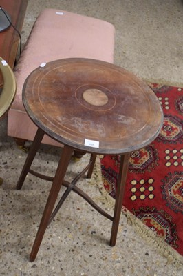 Lot 355 - EDWARDIAN CIRCULAR TOP MAHOGANY OCCASIONAL...