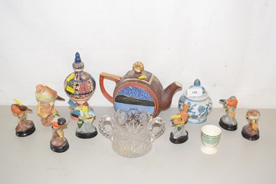 Lot 166 - Group of porcelain bird models, Japanese...