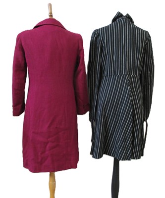 Lot 39 - A plum wool coat by Alexon Youngset by Alannah...