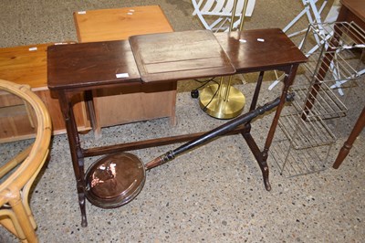 Lot 359 - SMALL MAHOGANY MUSIC CONDUCTOR STAND,...