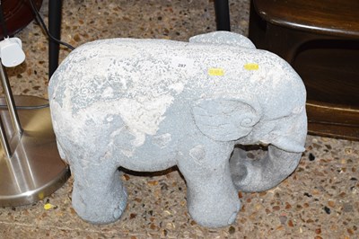 Lot 287 - A composition model elephant