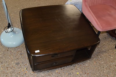Lot 289 - A dark Ercol Pandora coffee table