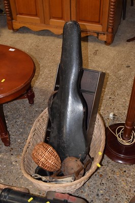 Lot 292 - A basket containing assorted items to include...