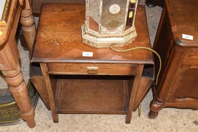 Lot 305 - An Art Deco style combination lamp table and...
