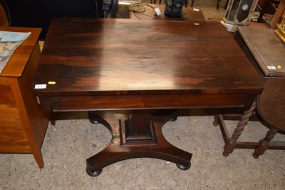 Lot 322 - A small 19th Century rosewood centre table...