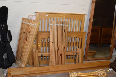 Lot 332 - A single bed frame with guest bed beneath