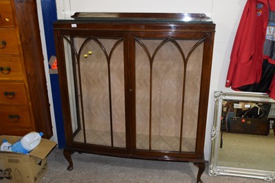 Lot 339 - A bow front china display cabinet