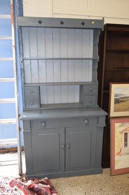Lot 207 - A painted pine dresser