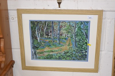 Lot 213 - A modern study of Bluebell woods