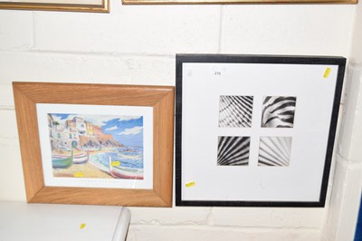 Lot 219 - Arthur Elliott, gallery print together with a...