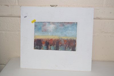 Lot 220 - Mixed media abstract of Salthouse, labelled to...