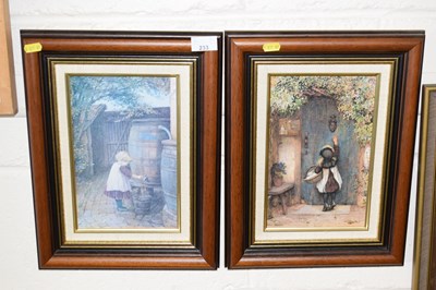 Lot 233 - Pair of oleograph prints