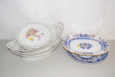 Lot 546 - Mixed Lot: Continental porcelain dessert wares,...