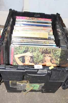 Lot 559 - A box of assorted records