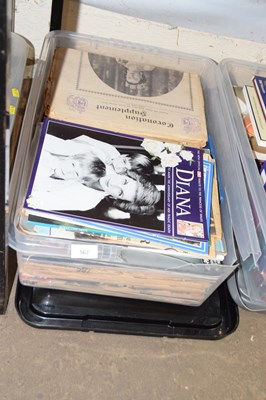 Lot 567 - One box of magazines and newspapers, Royal...