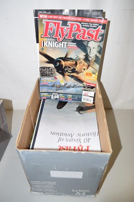 Lot 587 - A box of Flypast Aviation magazines