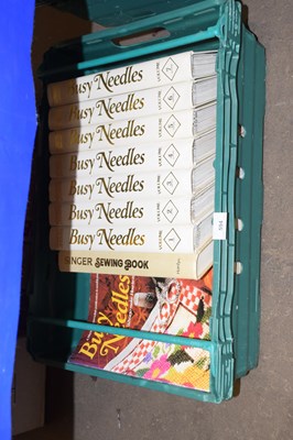 Lot 594 - Box of busy needles and other sewing magazines
