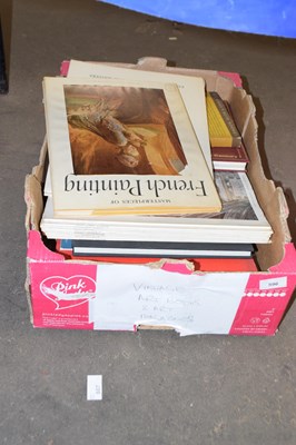 Lot 596 - Box of various art related books