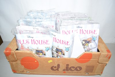 Lot 624 - Two boxes of Disney dolls house magazines and kit