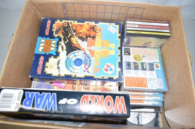 Lot 631 - Box of CD-Roms World of War and various...