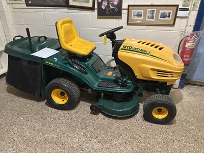 Lot 345 - An MTD Yardman ride on lawnmower, model number...