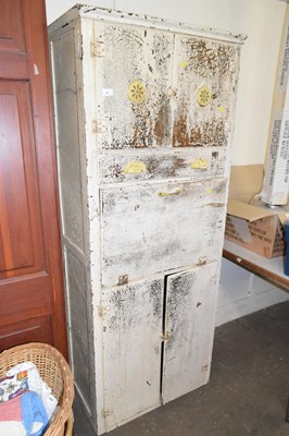 Lot 651 - A retro kitchenette cabinet for restoration