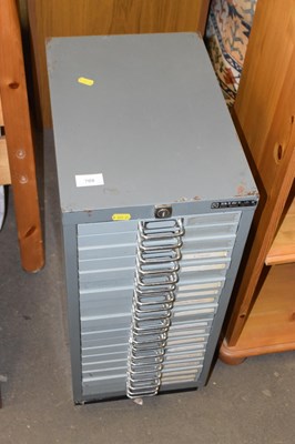 Lot 708 - A Bisley metal workshop chest