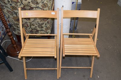 Lot 713 - Pair of modern folding chairs